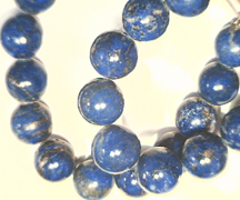 Lapis beads from Afghanistan